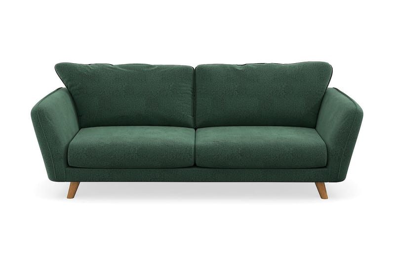 OSCAR LYX 3-sits Soffa Grön Sammet - 3-sits soffor