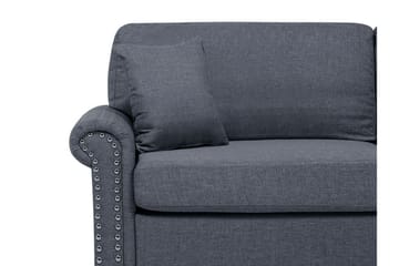 Otra 3-sits Djup Chesterfield Soffa i Tyg - Grå - Möbler - Vardagsrum - Soffor - 3-sits soffor