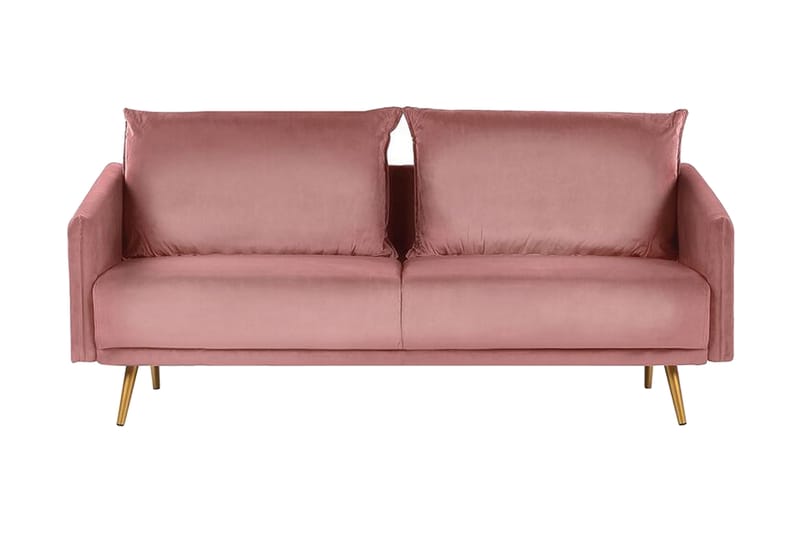 OTTESTAD 3-sits Soffa Sammet/Rosa - 3-sits soffor