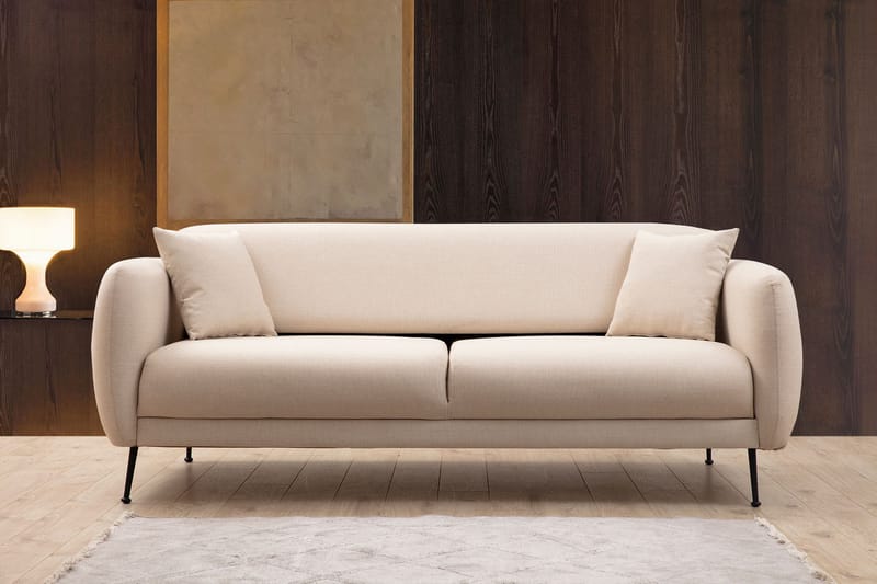Pallister Soffa 3-sits Beige - Möbler - Vardagsrum - Soffor - 3-sits soffor