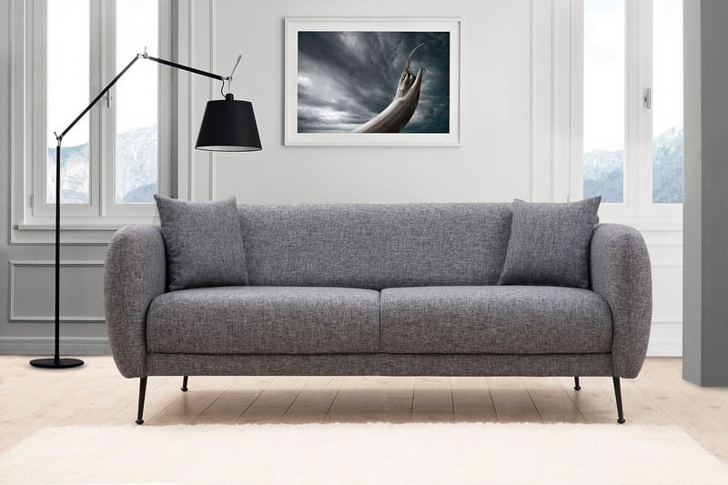 Pallister Soffa 3-sits Grå - Möbler - Vardagsrum - Soffor - 3-sits soffor