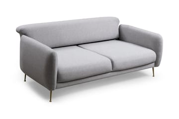 Panchenko 3-Sits Soffa - Grå - Möbler - Vardagsrum - Bäddsoffor - 3-sits bäddsoffa