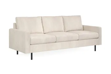 Peppe 3-sits Manchestersoffa - Beige - Möbler - Vardagsrum - Soffor - 3-sits soffor