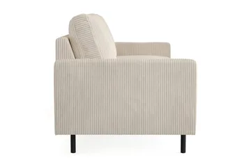 Peppe 3-sits Manchestersoffa - Beige - Möbler - Vardagsrum - Soffor - 3-sits soffor