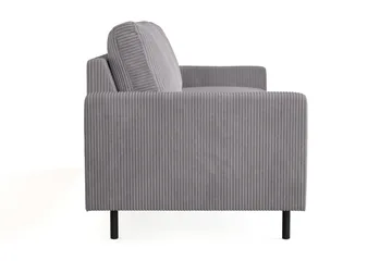 Peppe 3-sits Manchestersoffa - Mörkgrå - Möbler - Vardagsrum - Soffor - 3-sits soffor