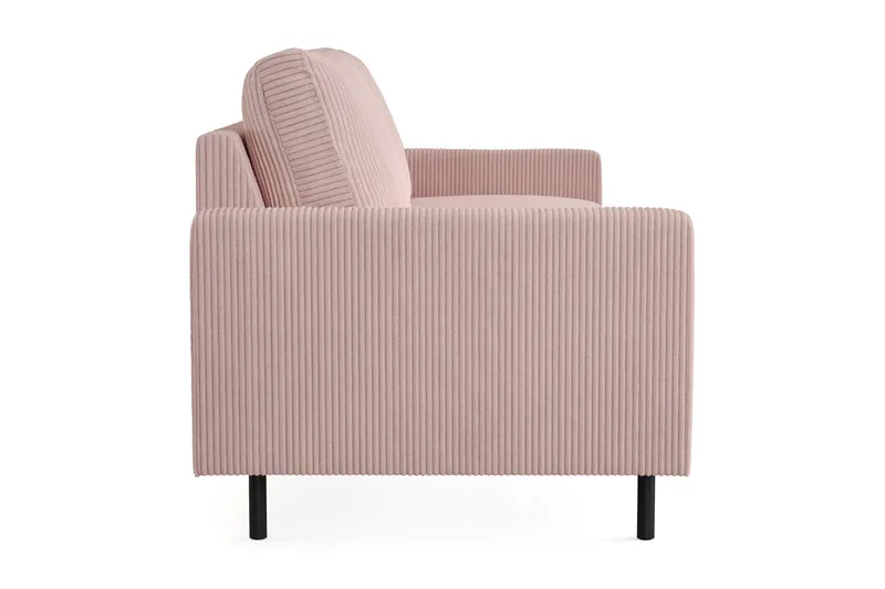 Peppe 3-sits Manchestersoffa - Rosa - Möbler - Vardagsrum - Soffor - 3-sits soffor