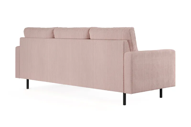 Peppe 3-sits Manchestersoffa - Rosa - Möbler - Vardagsrum - Soffor - 3-sits soffor