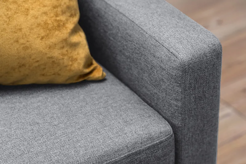 Peppe 3-sits Tygsoffa - Ljusgrå - Möbler - Vardagsrum - Soffor - 3-sits soffor