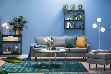 Peppe 3-sits Tygsoffa - Ljusgrå - Möbler - Vardagsrum - Soffor - 3-sits soffor