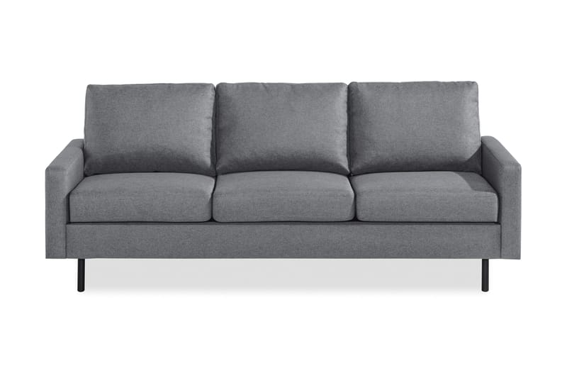 Peppe 3-sits Tygsoffa - Ljusgrå - Möbler - Vardagsrum - Soffor - 3-sits soffor