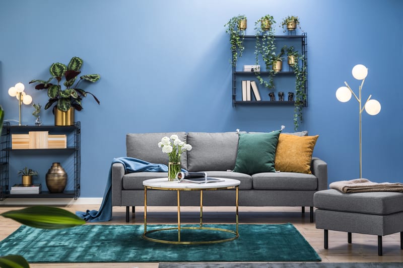Peppe 3-sits Tygsoffa - Ljusgrå - Möbler - Vardagsrum - Soffor - 3-sits soffor