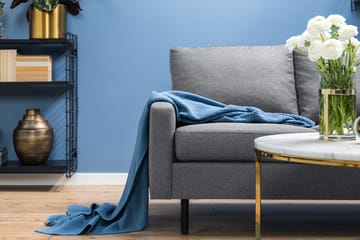 Peppe 3-sits Tygsoffa - Ljusgrå - Möbler - Vardagsrum - Soffor - 3-sits soffor