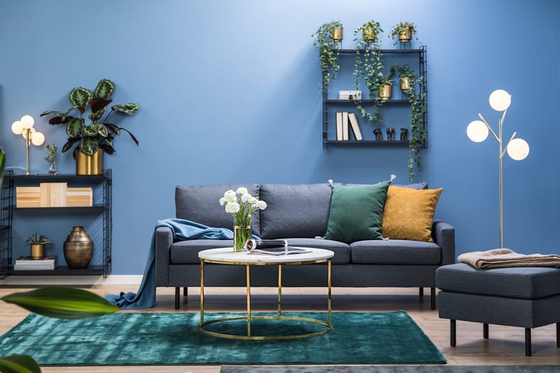 Peppe 3-sits Tygsoffa - Mörkgrå - Möbler - Vardagsrum - Soffor - 3-sits soffor