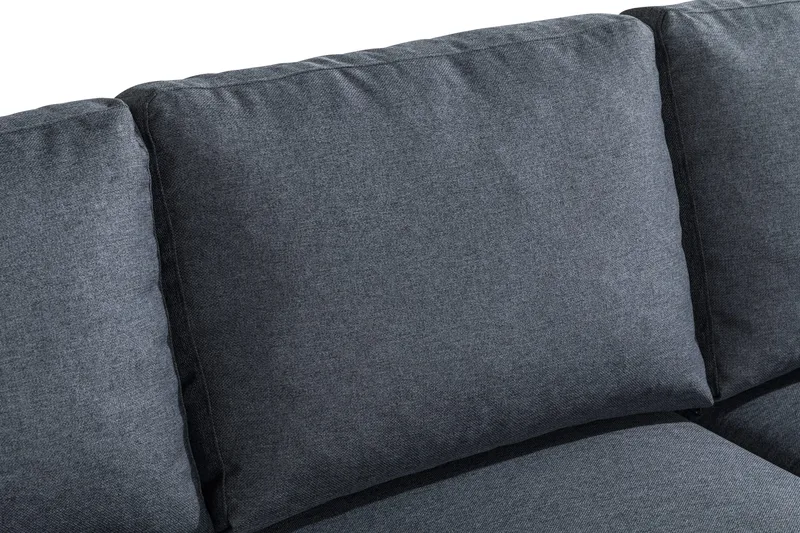 Peppe 3-sits Tygsoffa - Mörkgrå - Möbler - Vardagsrum - Soffor - 3-sits soffor