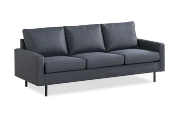 Peppe 3-sits Tygsoffa - Mörkgrå - Möbler - Vardagsrum - Soffor - 3-sits soffor