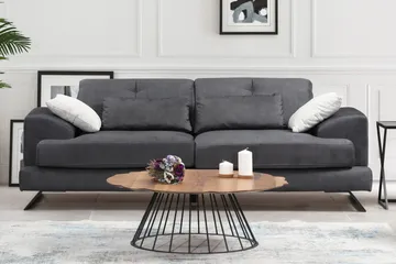 Raedeke 3-Sits Soffa - Svart - Möbler - Vardagsrum - Soffor - 3-sits soffor