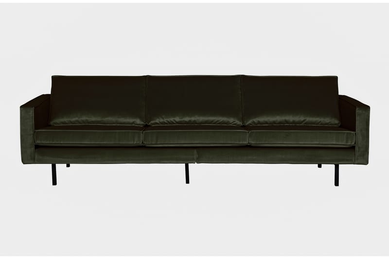 RAFAELE 3-sits Sammetssoffa Grön - Möbler - Vardagsrum - Soffor - 3-sits soffor