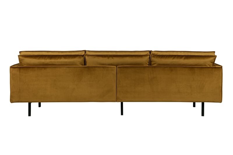 RAFAELE 3-sits Sammetssoffa Gul - Möbler - Vardagsrum - Soffor - 3-sits soffor