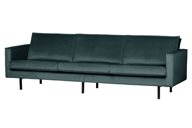 RAFAELE 3-sits Soffa Sammet Blågrön - Möbler - Vardagsrum - Soffor - 3-sits soffor