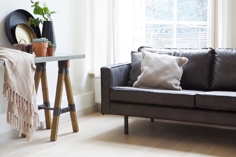 RAFAELE 3-sits Soffa Svart - Möbler - Vardagsrum - Soffor - 3-sits soffor