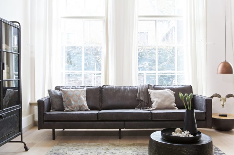 RAFAELE 3-sits Soffa Svart - Möbler - Vardagsrum - Soffor - 3-sits soffor