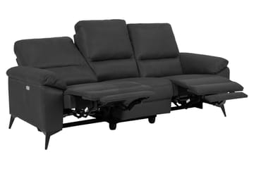 Ranas 3-sits Soffa Elektrisk - Grå/Svart - Möbler - Vardagsrum - Soffor - 3-sits soffor