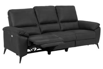 Ranas 3-sits Soffa Elektrisk - Grå/Svart - Möbler - Vardagsrum - Soffor - 3-sits soffor