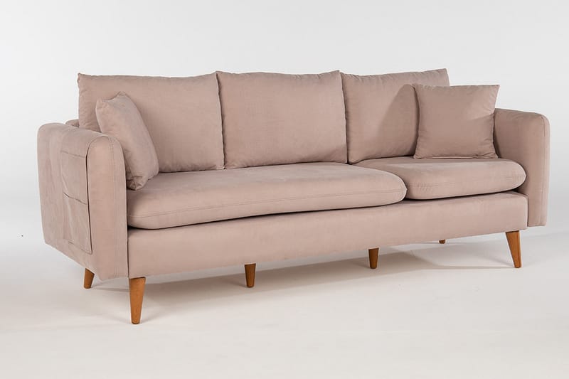 REECIE 3-sits Soffa Brun - Möbler - Vardagsrum - Soffor - 3-sits soffor