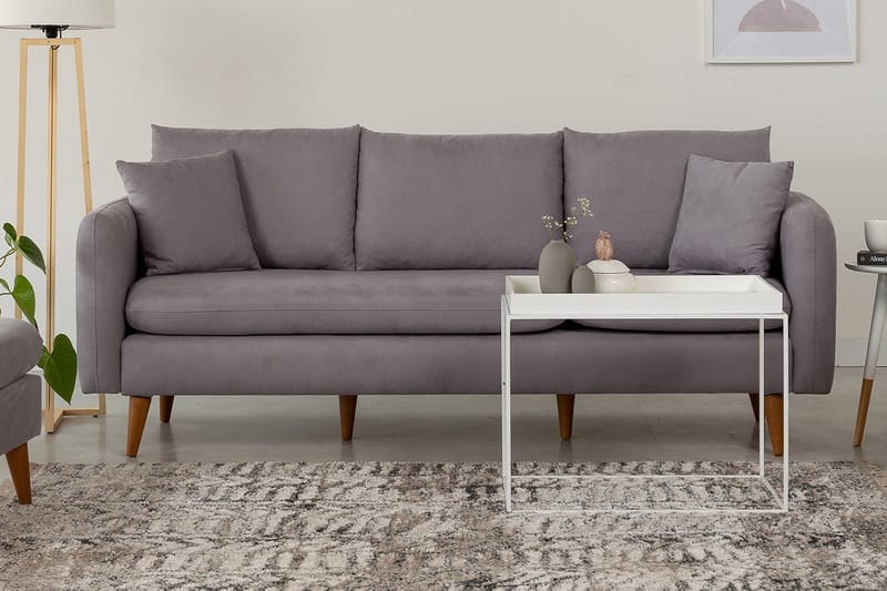 REECIE 3-sits Soffa Grå - Möbler - Vardagsrum - Soffor - 3-sits soffor