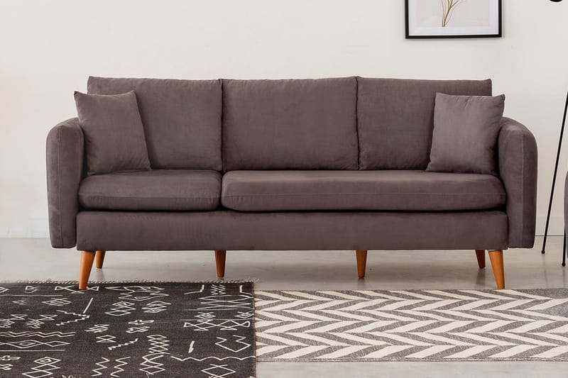 REECIE 3-sits Soffa Grå - Möbler - Vardagsrum - Soffor - 3-sits soffor