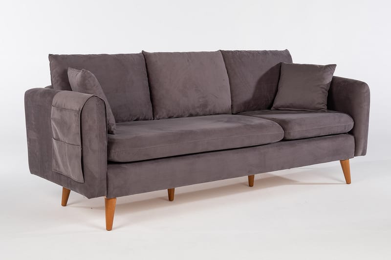 REECIE 3-sits Soffa Grå - Möbler - Vardagsrum - Soffor - 3-sits soffor