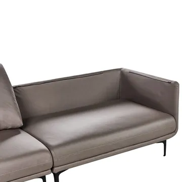 3-sits soffa Revsnes - Brun, Svart - Möbler - Vardagsrum - Soffor - Skinnsoffor