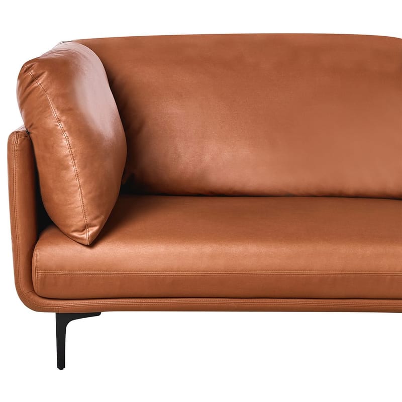 3-sits soffa Revsnes - Guldbrun, Svart - Möbler - Vardagsrum - Soffor - 3-sits soffor