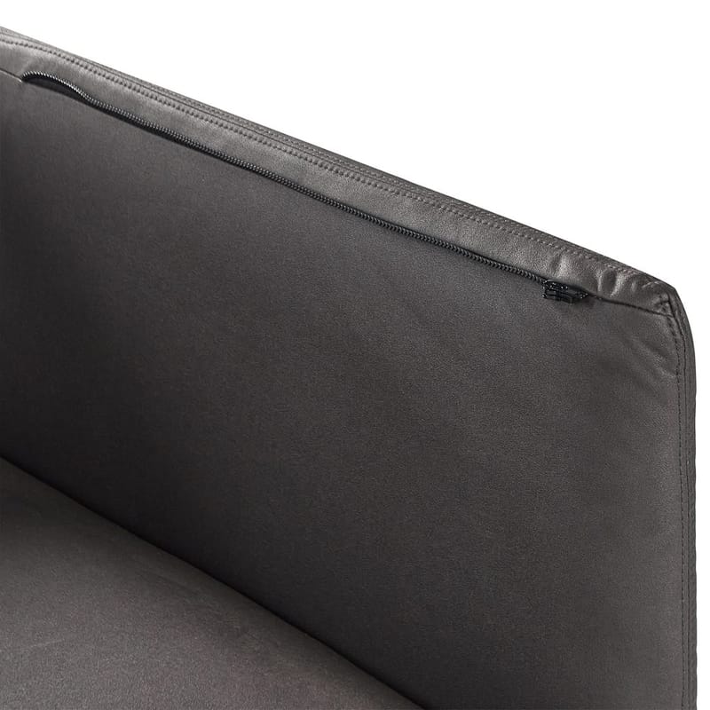 3-sits soffa Revsnes - Svart - Möbler - Vardagsrum - Soffor - Skinnsoffor