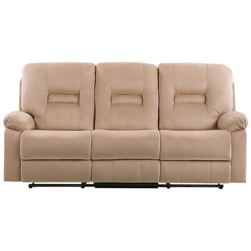 3-sits soffa Rovik - Beige - Möbler - Vardagsrum - Soffor - Reclinersoffor & Biosoffor