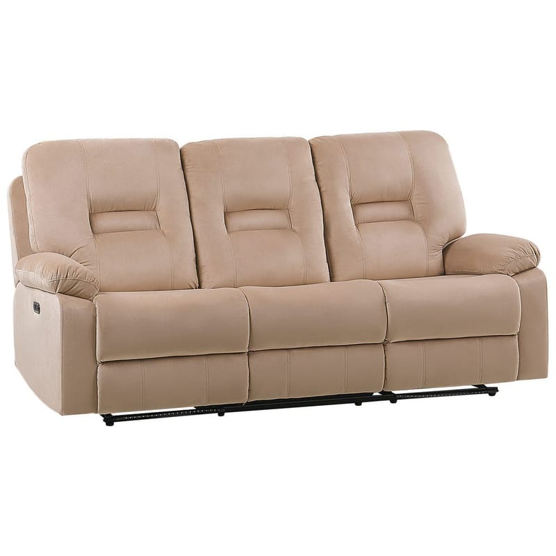 3-sits soffa Rovik - Beige - Möbler - Vardagsrum - Soffor - Reclinersoffor & Biosoffor