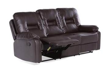 Rovik Soffa 3 Sits - Brun - Möbler - Vardagsrum - Soffor - Reclinersoffor & Biosoffor