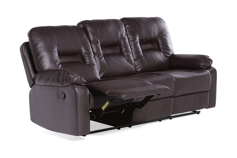 Rovik Soffa 3 Sits - Brun - Möbler - Vardagsrum - Soffor - Reclinersoffor & Biosoffor