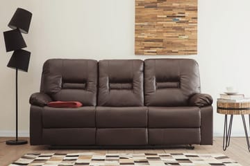Rovik Soffa 3 Sits - Brun - Möbler - Vardagsrum - Soffor - Reclinersoffor & Biosoffor