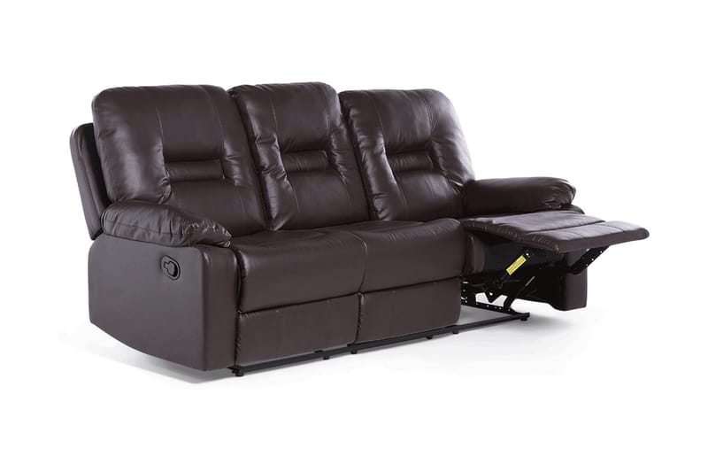 Rovik Soffa 3 Sits - Brun - Möbler - Vardagsrum - Soffor - Reclinersoffor & Biosoffor