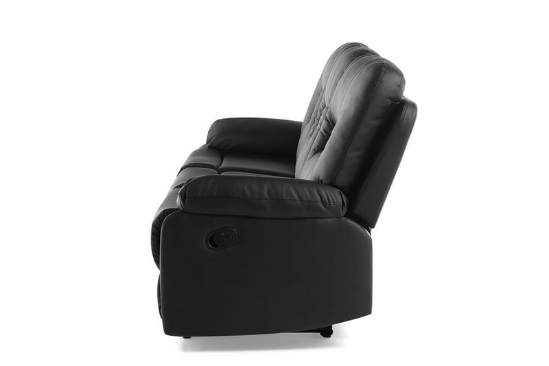 Rovik Soffa 3 Sits - Svart - Möbler - Vardagsrum - Soffor - Reclinersoffor & Biosoffor