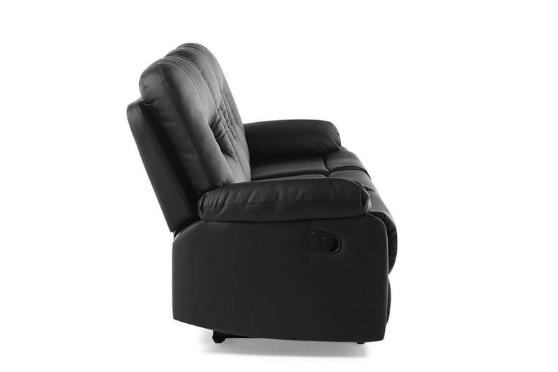 Rovik Soffa 3 Sits - Svart - Möbler - Vardagsrum - Soffor - Reclinersoffor & Biosoffor