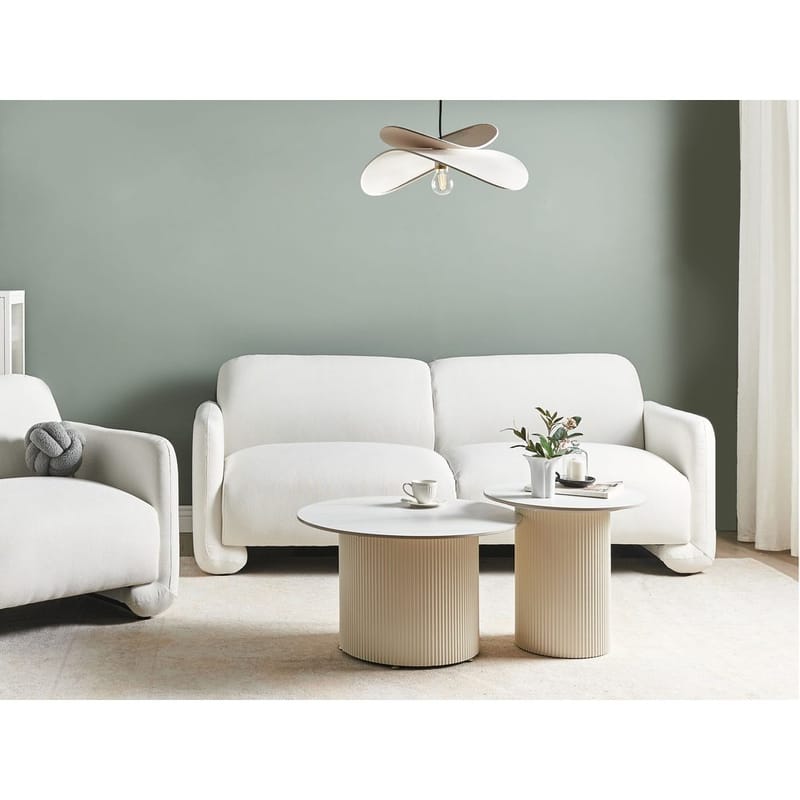 3-sits soffa Saland - Vit - Möbler - Vardagsrum - Soffor - 3-sits soffor