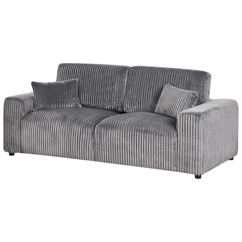 3-sits soffa Sandora - Grå, svart - Möbler - Vardagsrum - Soffor - 3-sits soffor