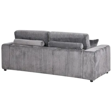 3-sits soffa Sandora - Grå, svart - Möbler - Vardagsrum - Soffor - 3-sits soffor