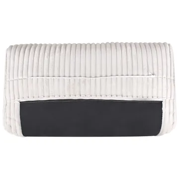 3-sits soffa Sandora - Vit, Svart - Möbler - Vardagsrum - Soffor - 3-sits soffor