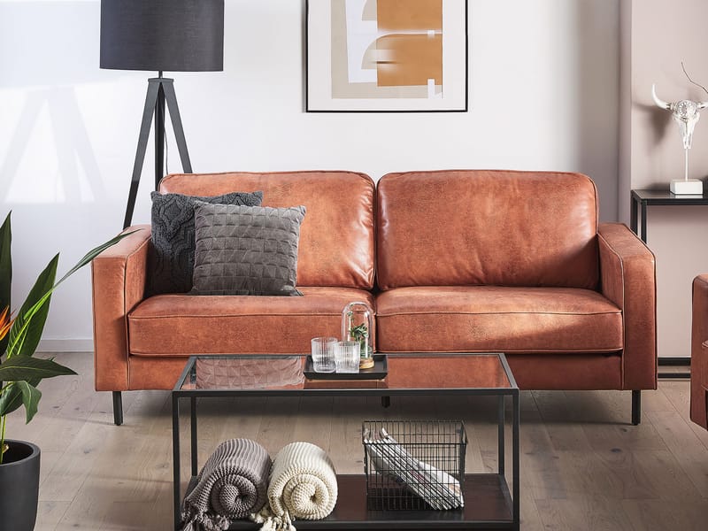 3-sits soffa Savalen - Guldbrun - Möbler - Vardagsrum - Soffor - 3-sits soffor
