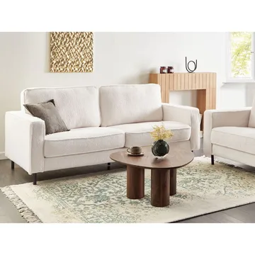 3-sits soffa Savalen - Vit, Svart - Möbler - Vardagsrum - Soffor - 3-sits soffor