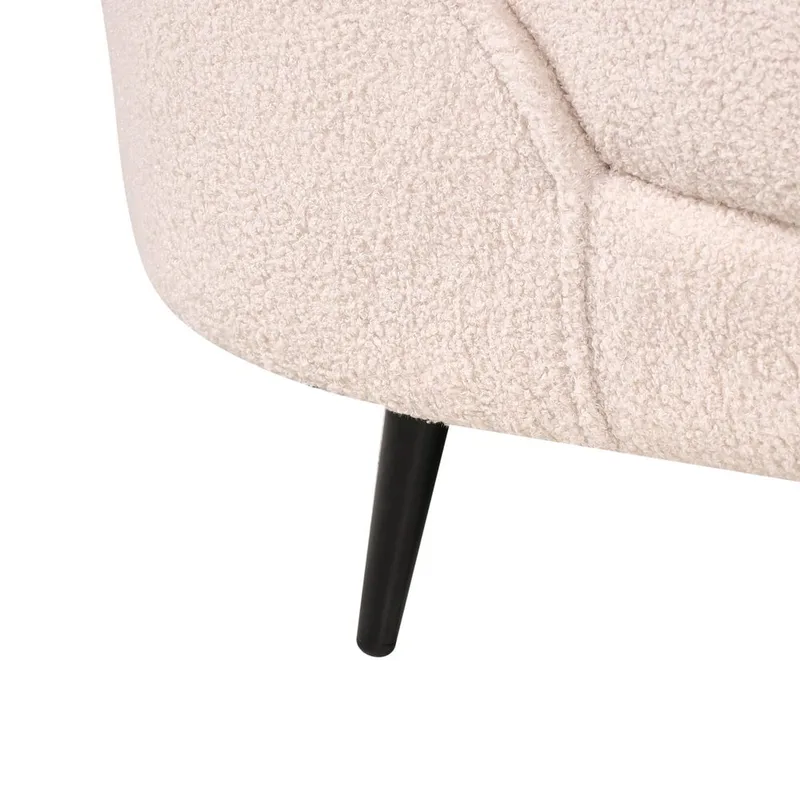3-sits soffa Savar - Beige, svart - Möbler - Vardagsrum - Soffor - 3-sits soffor