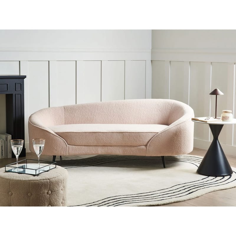 3-sits soffa Savar - Beige, svart - Möbler - Vardagsrum - Soffor - 3-sits soffor